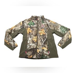 Realtree Thinsulate Women’s Large Camouflage Jacket/Coat Green and Brown